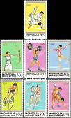 *Známky Mongolsko 1988 Olympíjske leto neraz. séria MNH - Kliknutím na obrázok zatvorte -